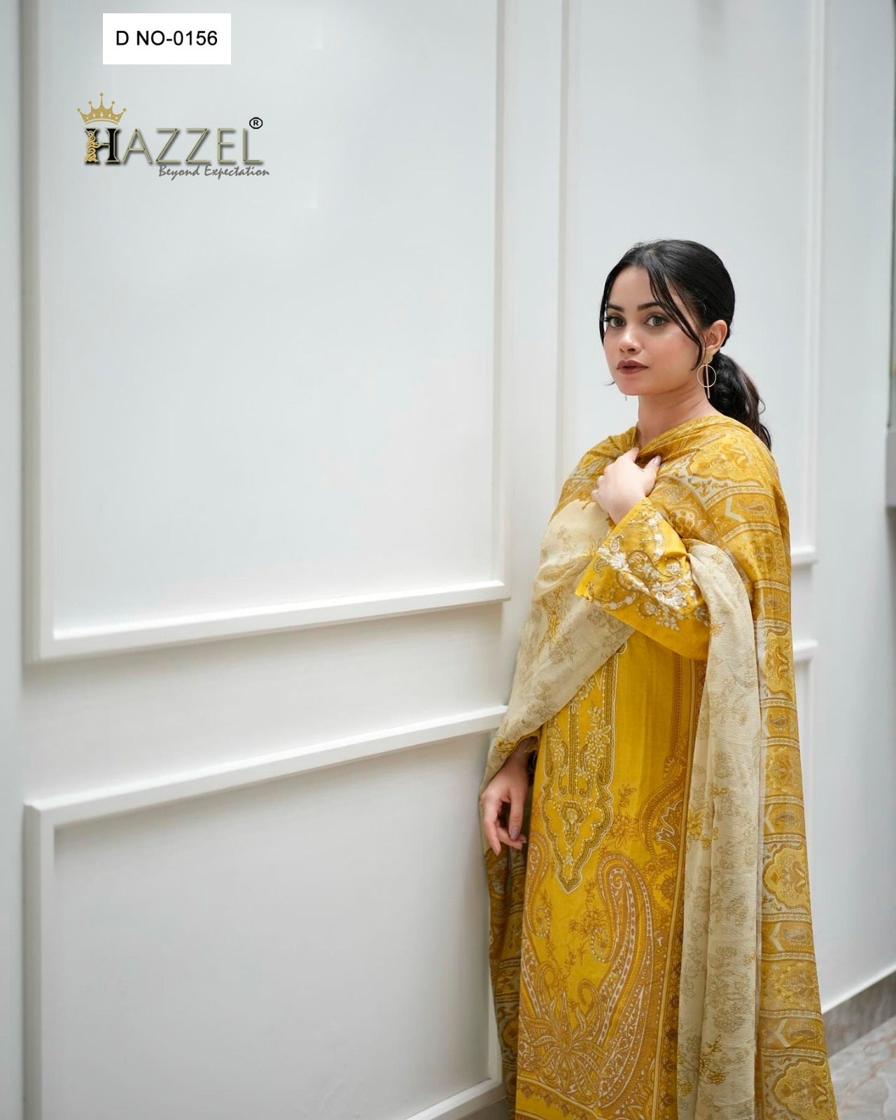 0156 H-M Prints Hazzel Print Pakistani Salwar Suits
