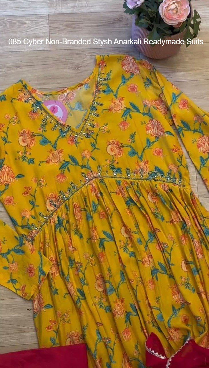 085 Cyber Non-Branded Stysh Anarkali Readymade Suits