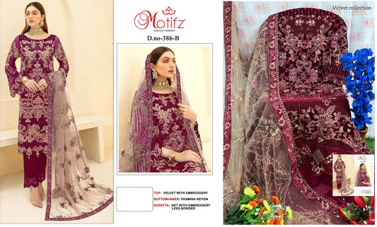 386-B Motifz Pakistani Salwar Suits