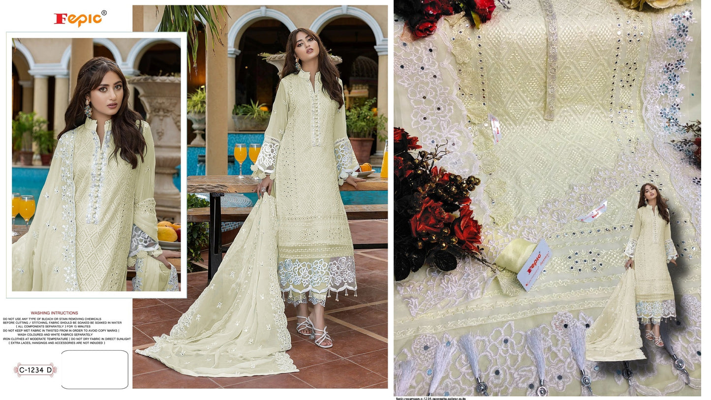 C-1234-D Rosemeen Fepic Pakistani Salwar Suits