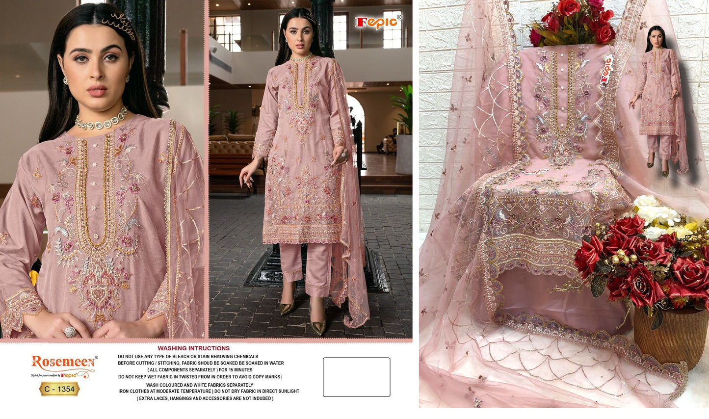 1354 Fepic Pakistani Salwar Suits