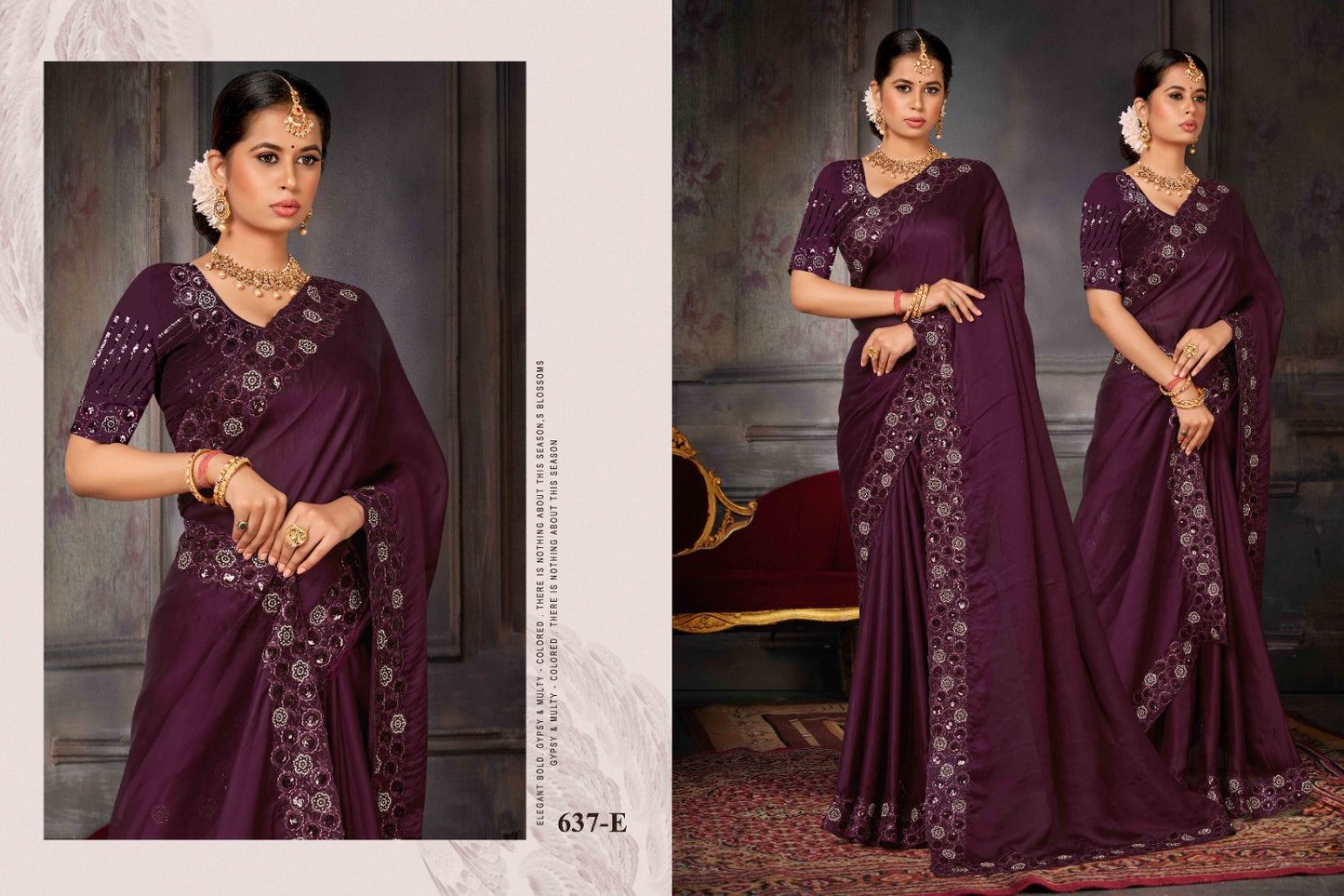637E Jhalak Mehek Sarees