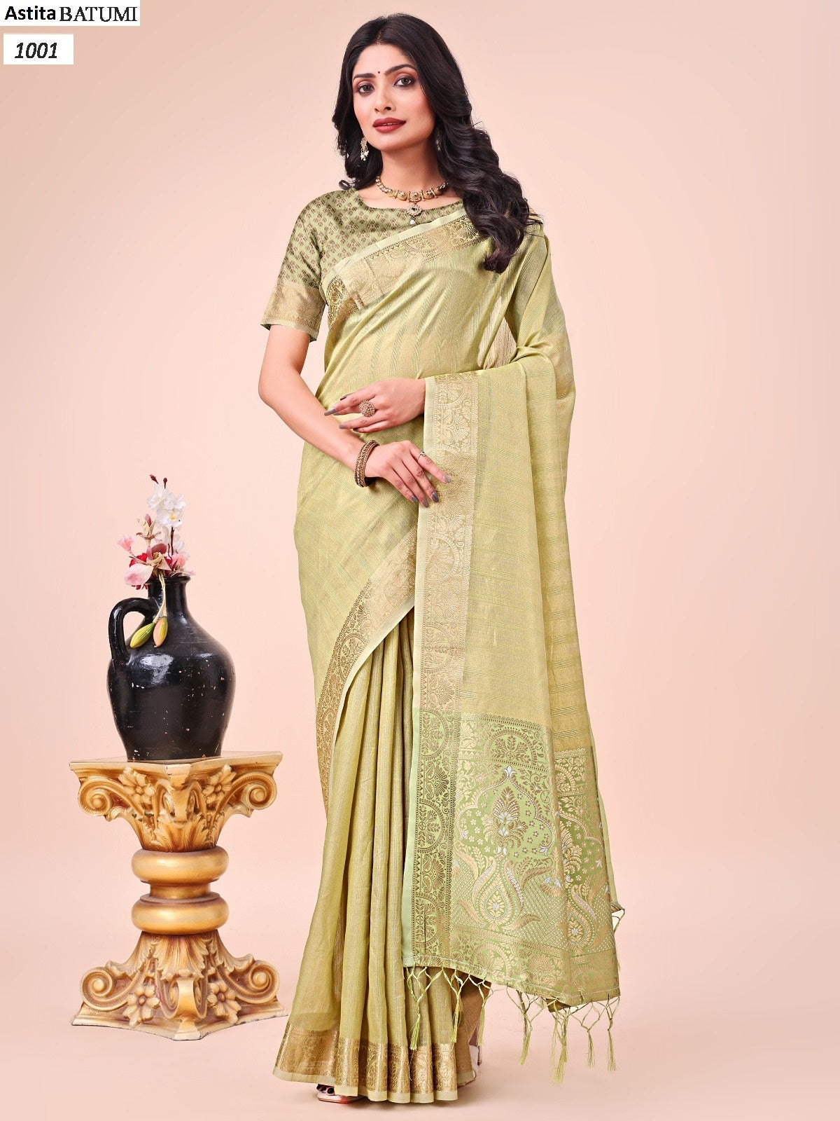 1001 Batumi Astita Organza Sarees