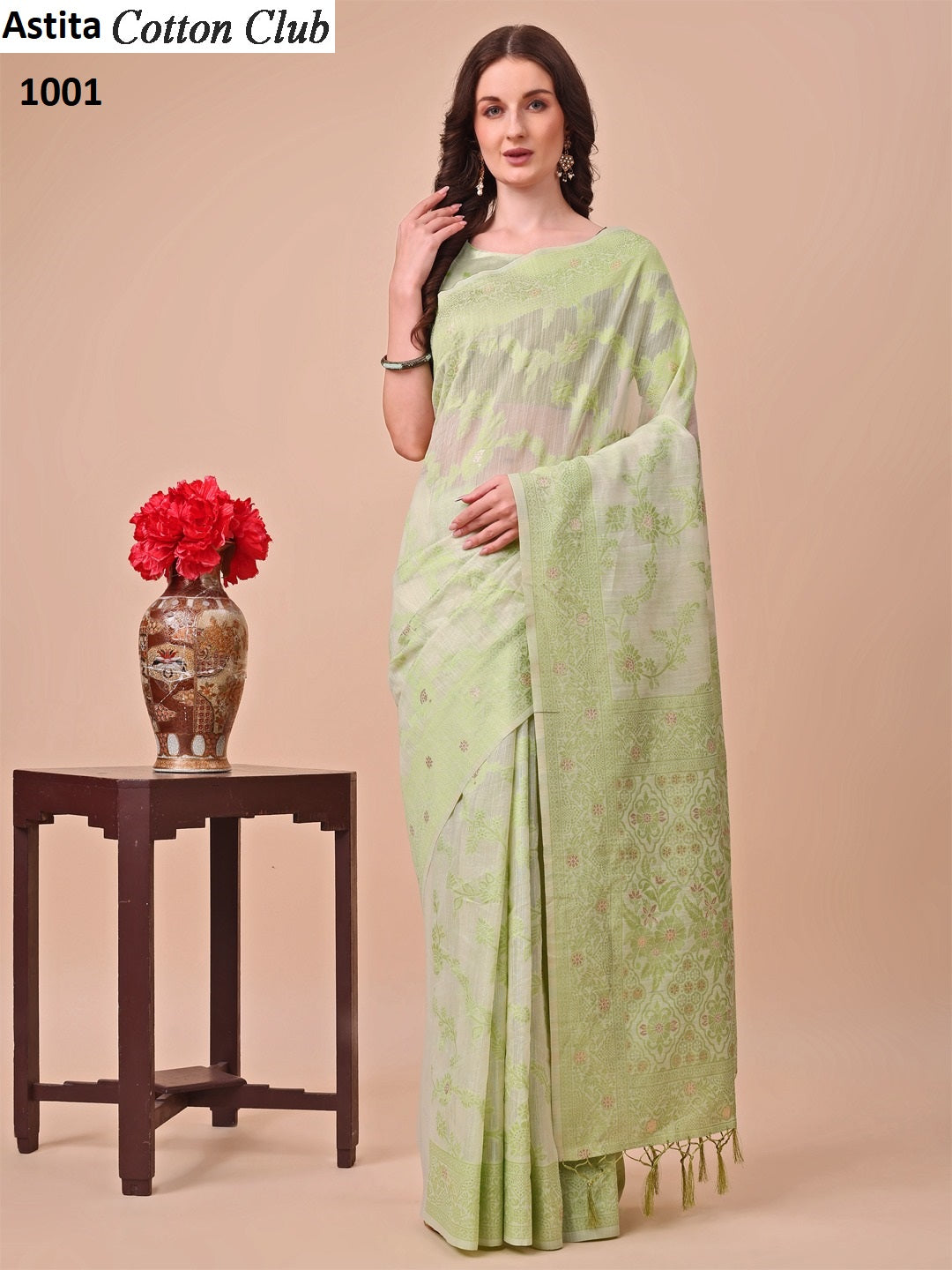 1001 Cotton Club Astita Cotton Sarees
