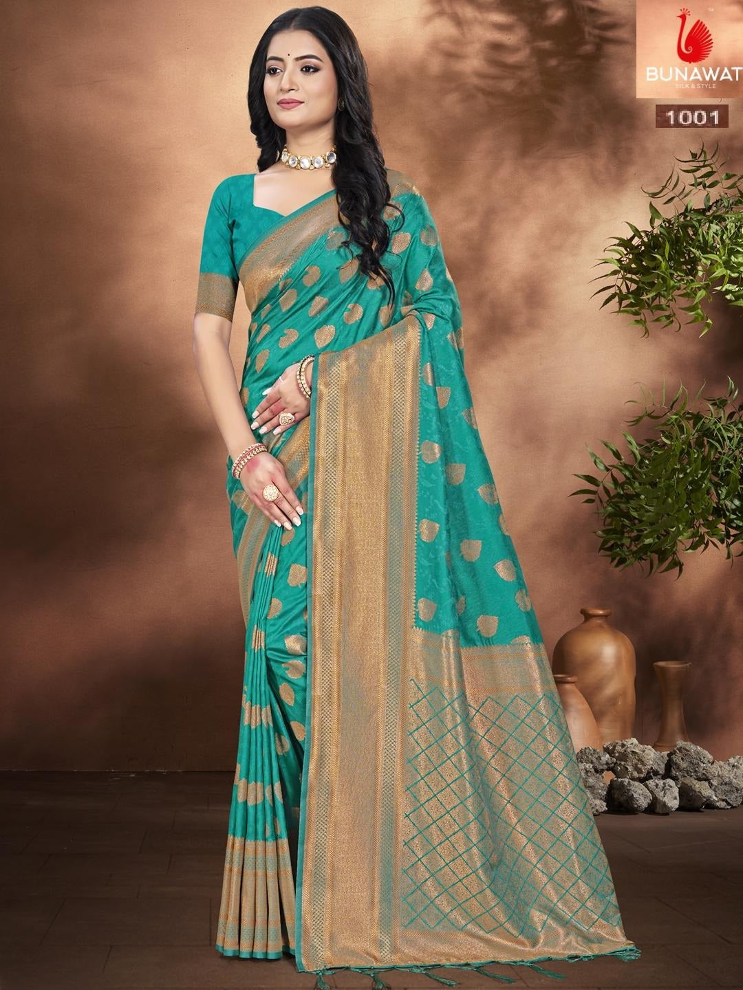 1001 Pankhudi Silk Bunawat Silk Sarees