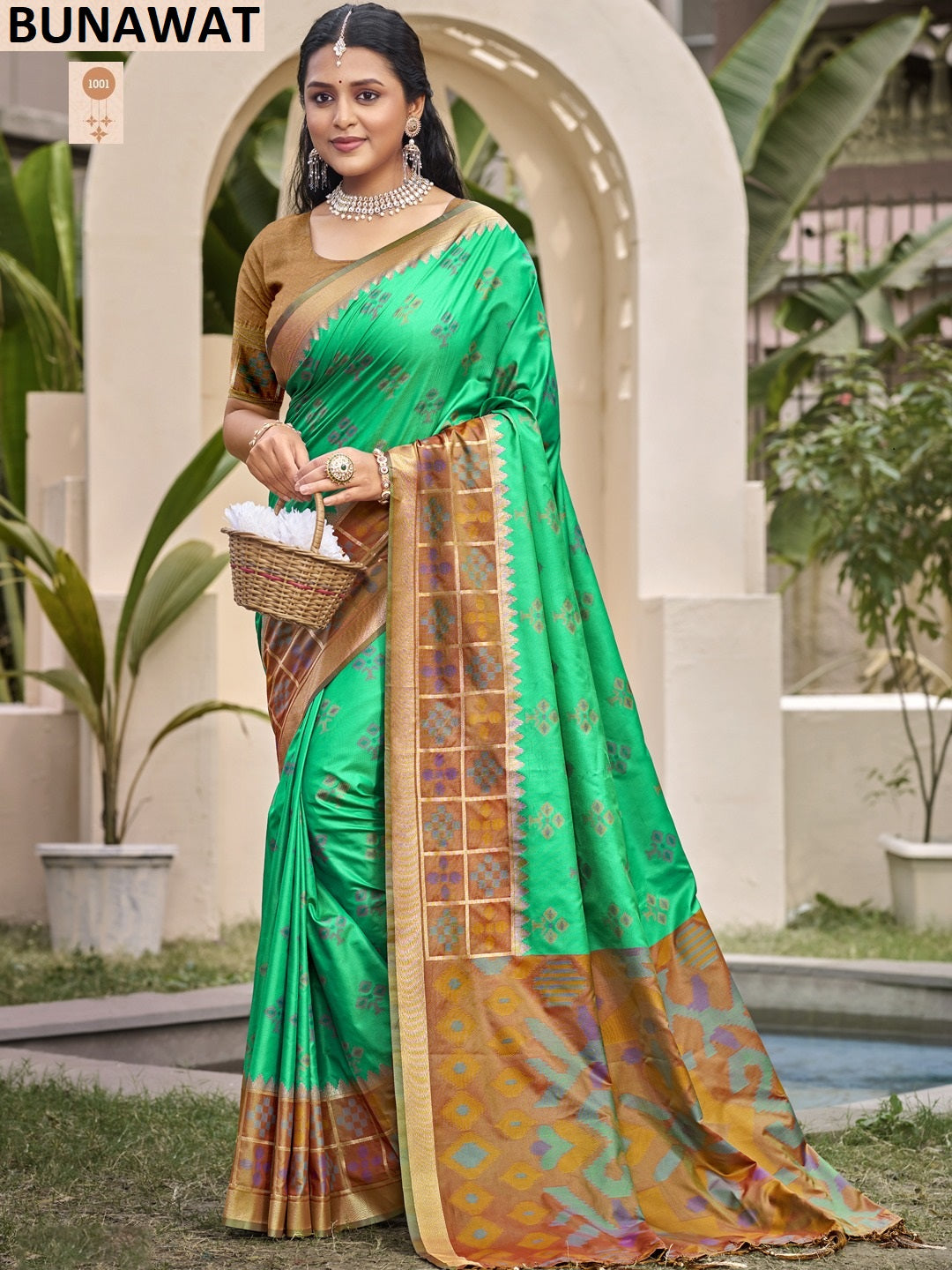 1001 Pochampalli Silk Vol 6 Bunawat Silk Sarees