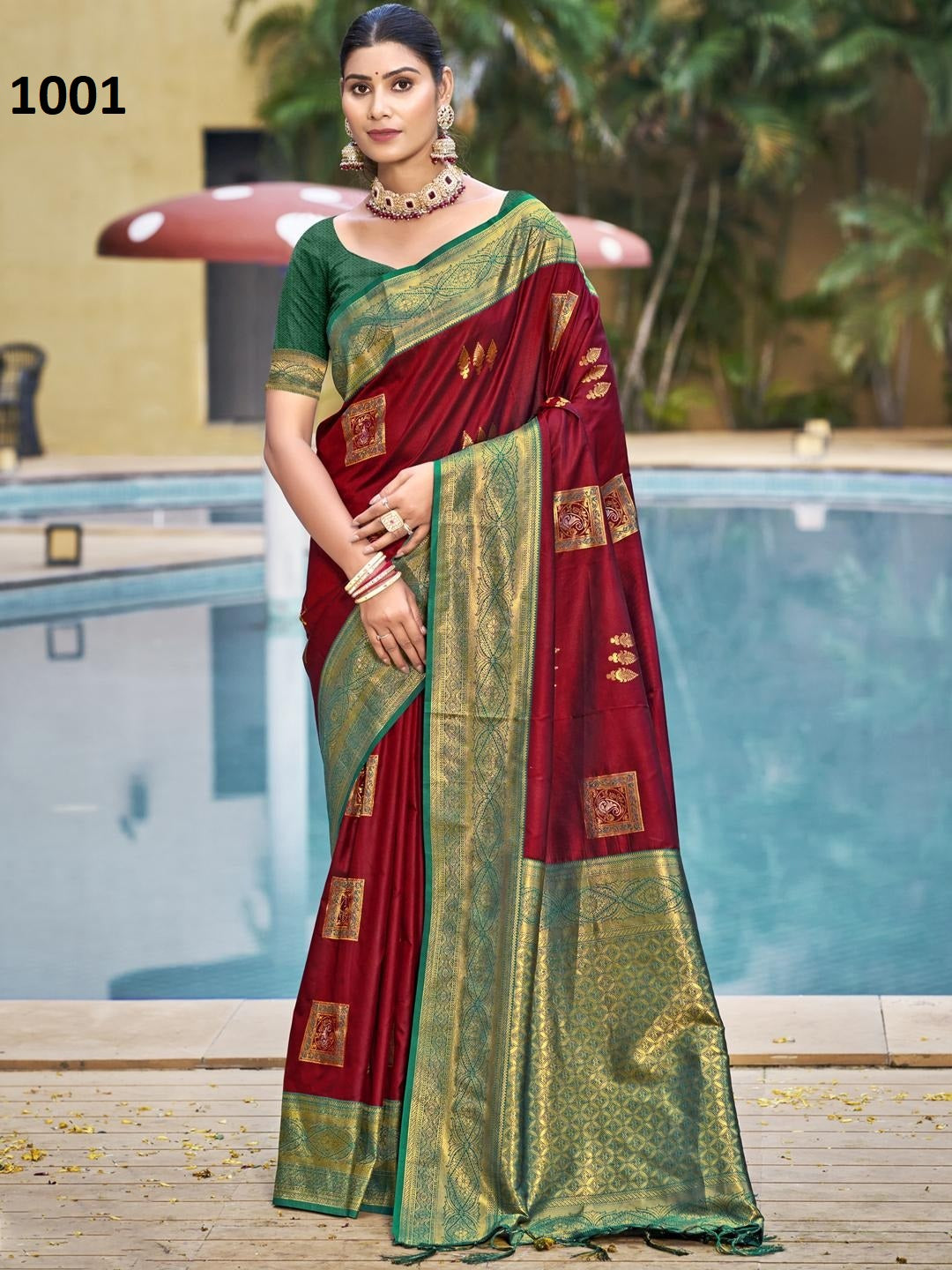 1001 Shriprada Silk Bunawat Silk Sarees