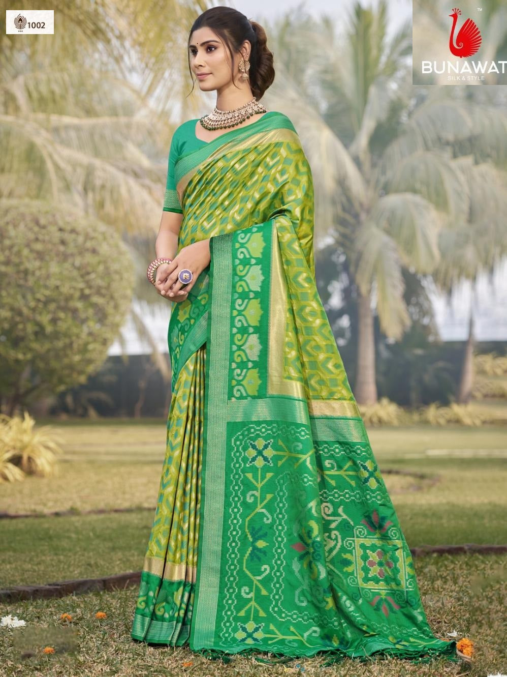 1002 Pochampalli Silk Vol-01 Bunawat Silk Sarees