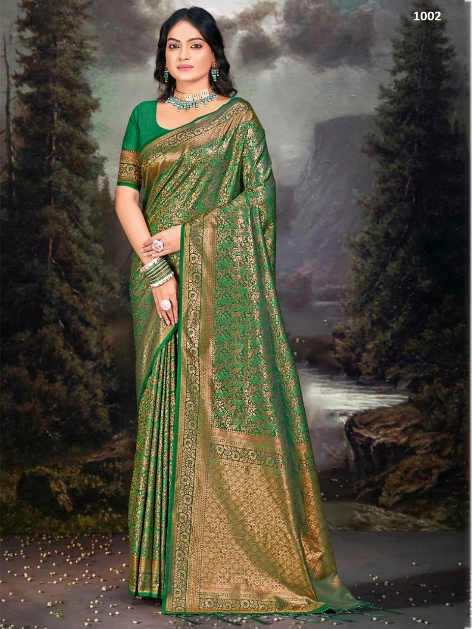 1002 Rajwadi Vol 06 Bunawat Sarees