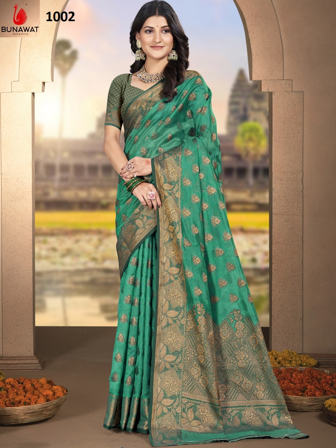 1002 Shakuntala Vol 2 Bunawat Silk Sarees