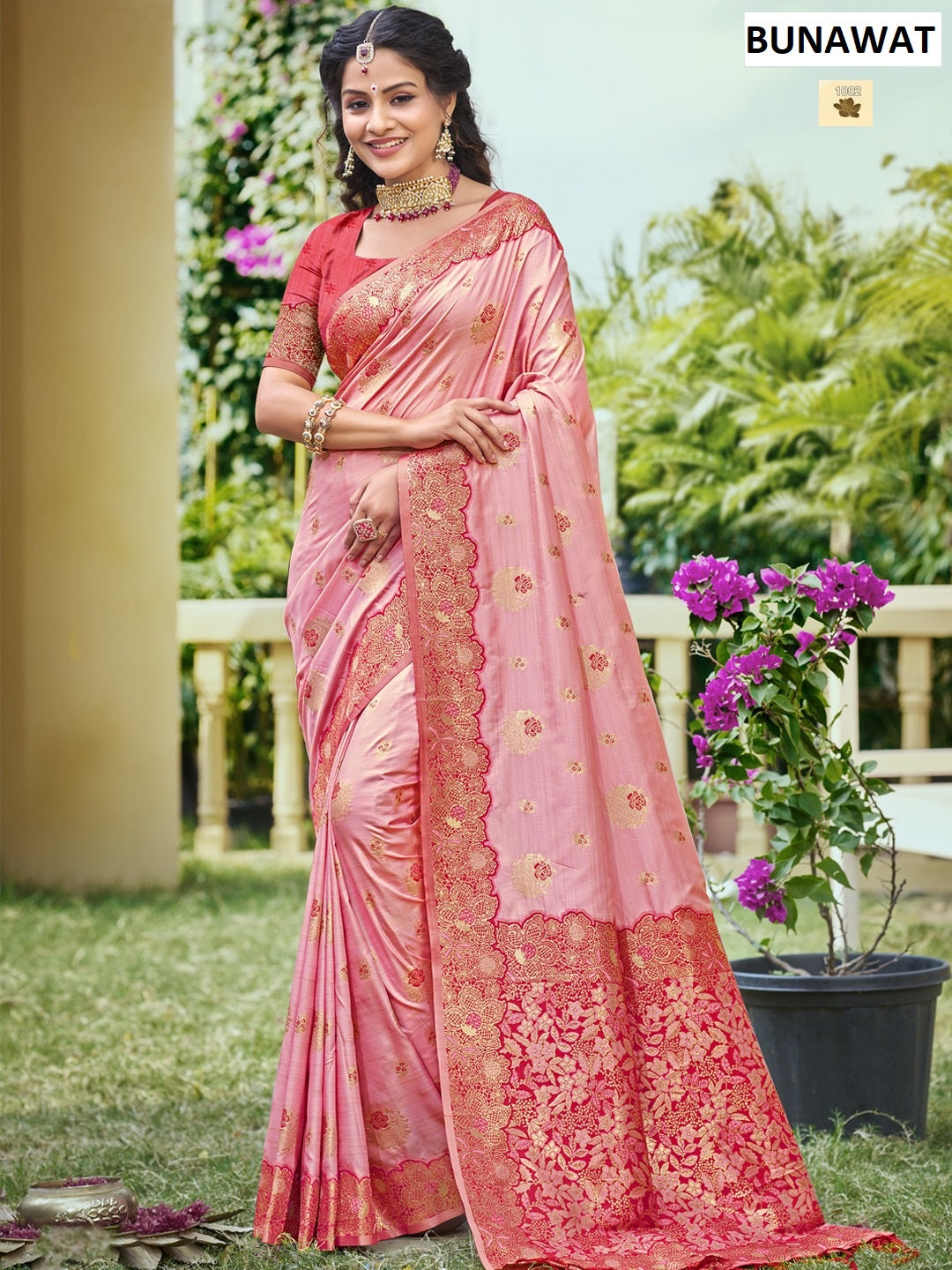 1002 Swara Silk Bunawat Silk Sarees