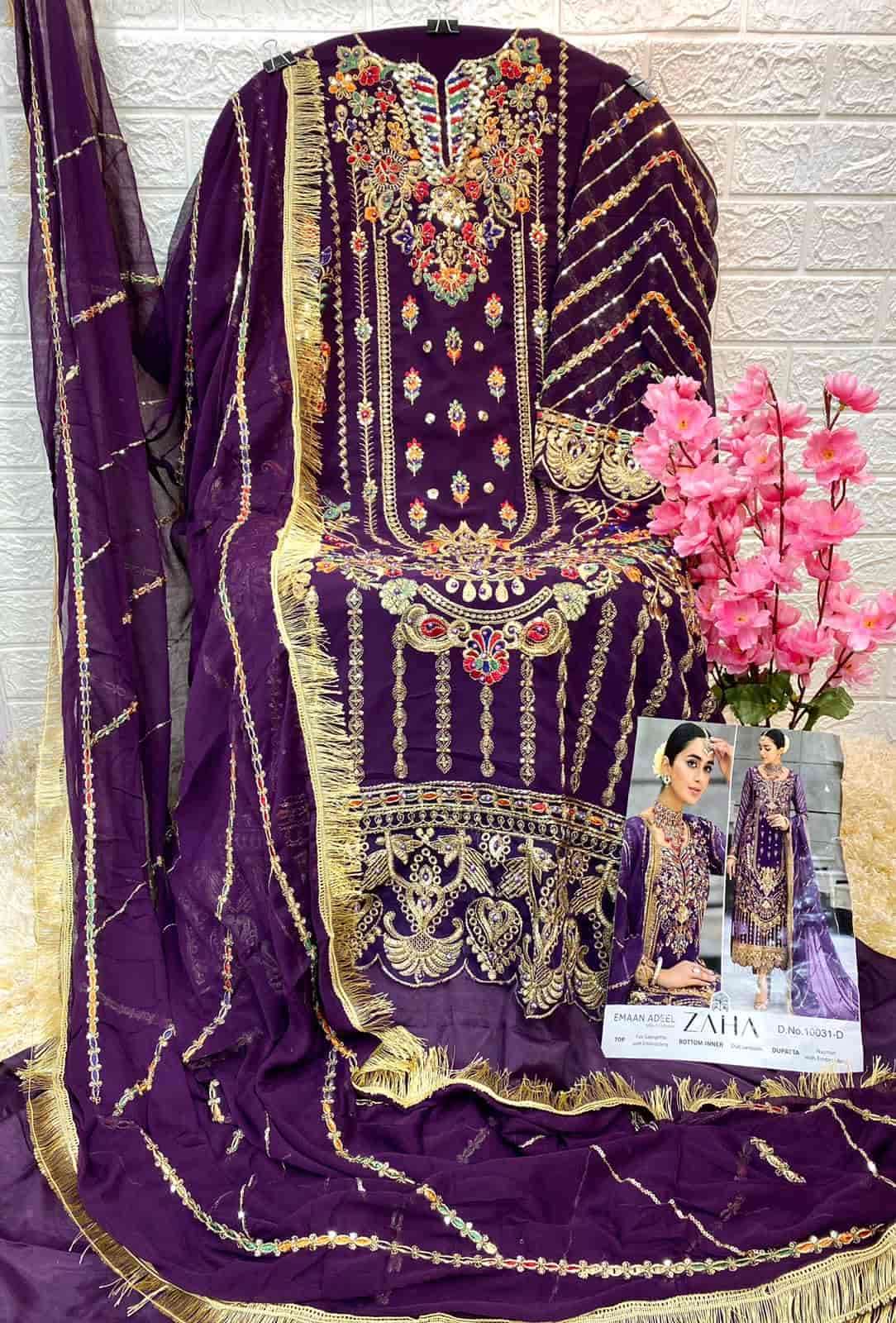 10031D Emaan Adeel Vol 2 Zaha Embroidery Pakistani Salwar Suits