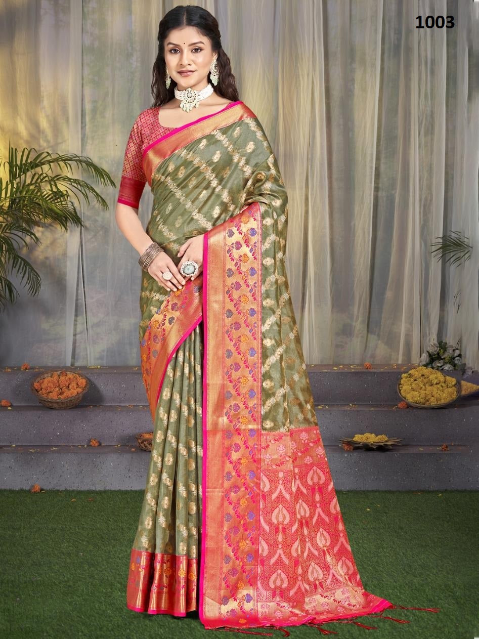 1003 Akshya Bunawat Cotton Sarees