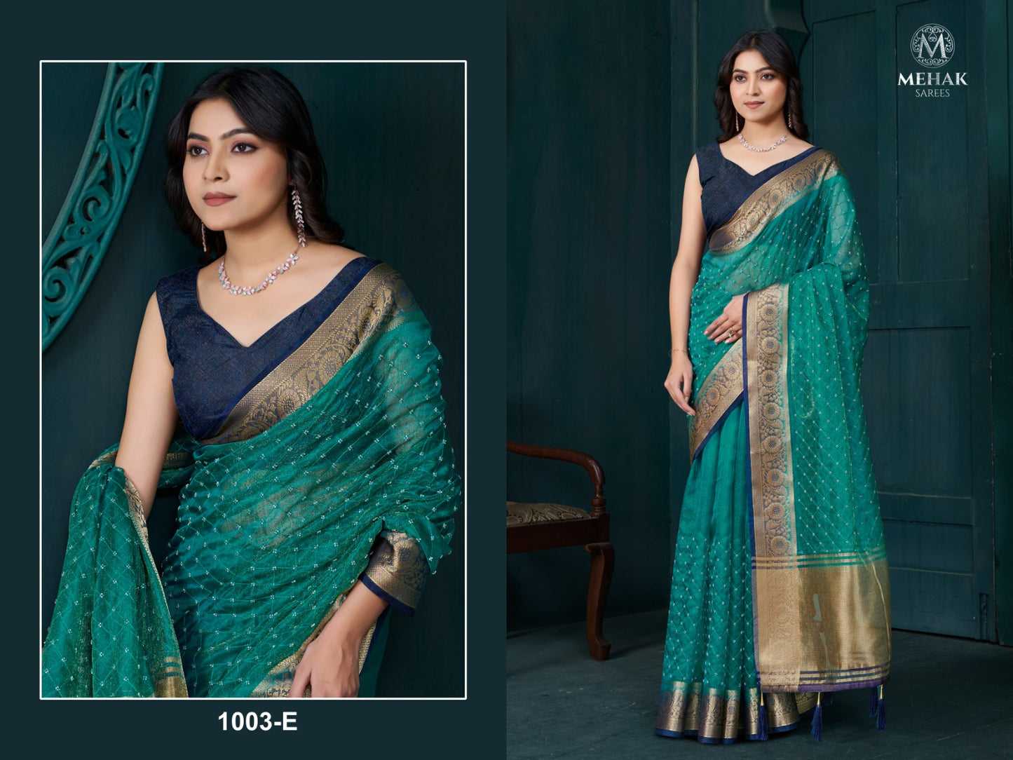 1003E Mehek Jacquard Sarees