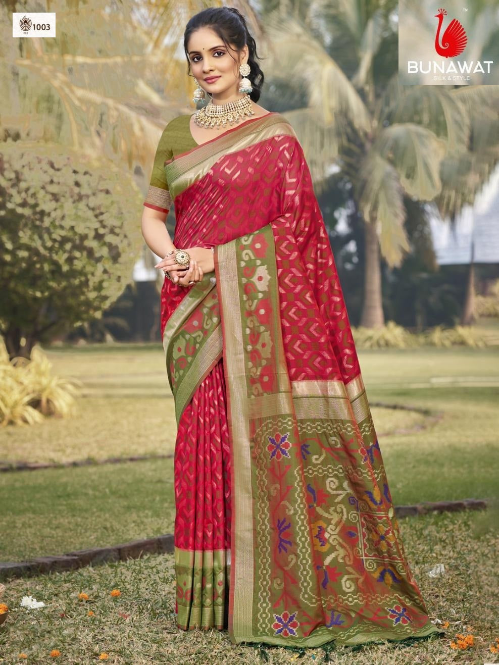 1003 Pochampalli Silk Vol-01 Bunawat Silk Sarees