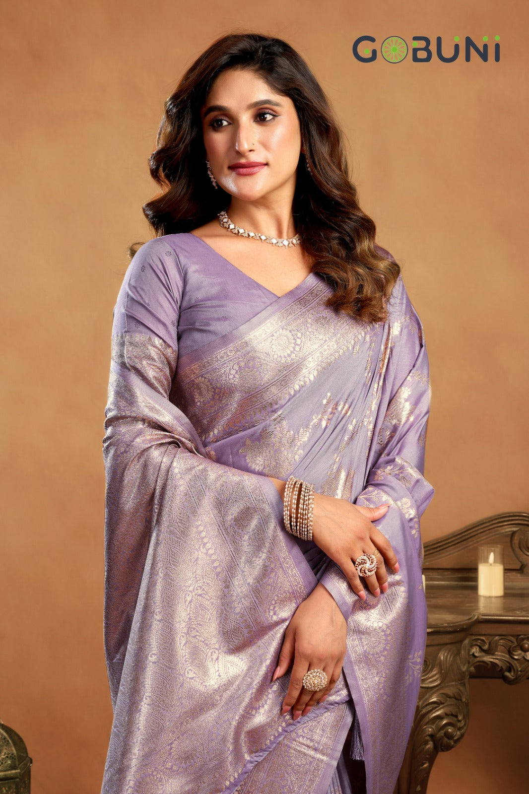 1003 Srivalli Gobuni Silk Sarees