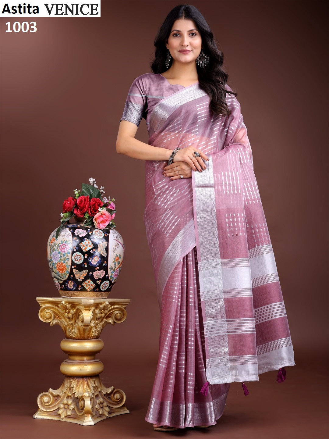 1003 Venice Astita Organza Sarees