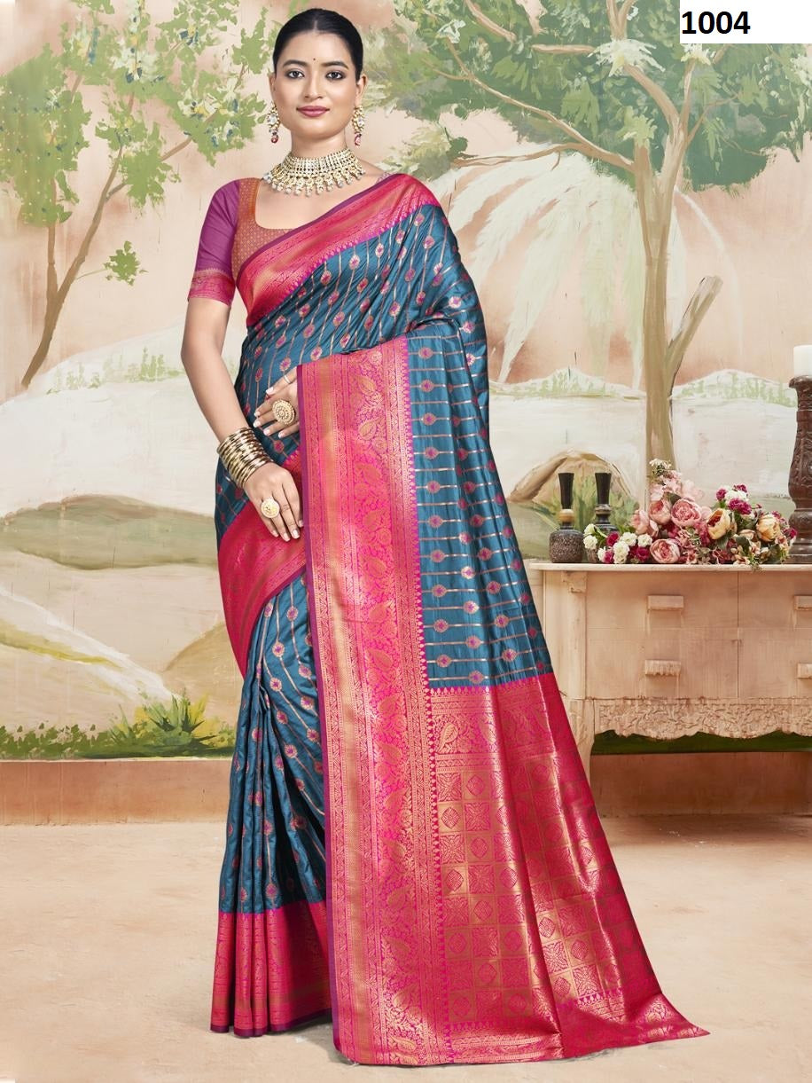1004 Abhibhuti Silk Bunawat Silk Sarees