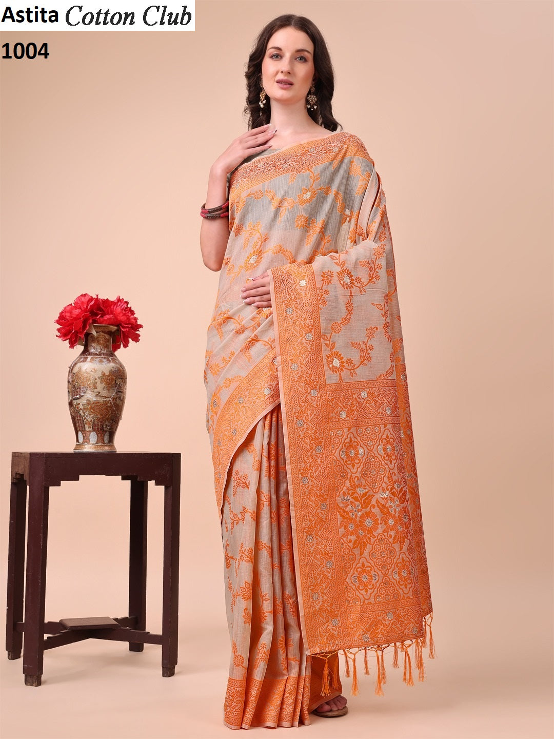 1004 Cotton Club Astita Cotton Sarees