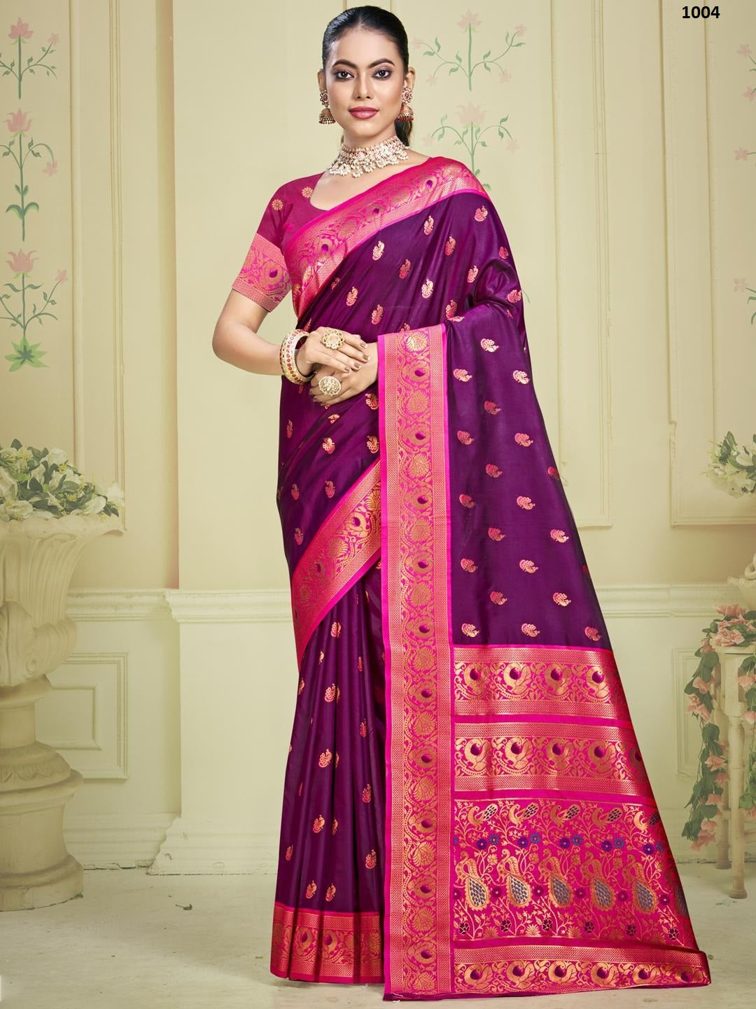 1004 Rajsangini Bunawat Silk Sarees