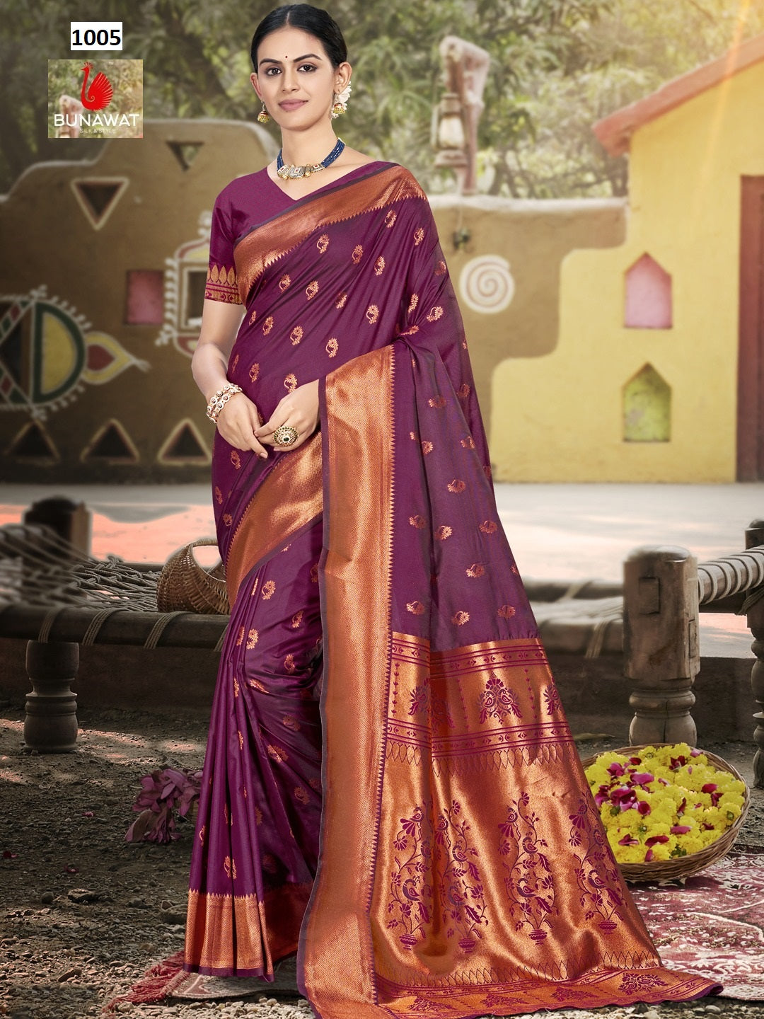 1005 Gautami Silk Bunawat Silk Sarees