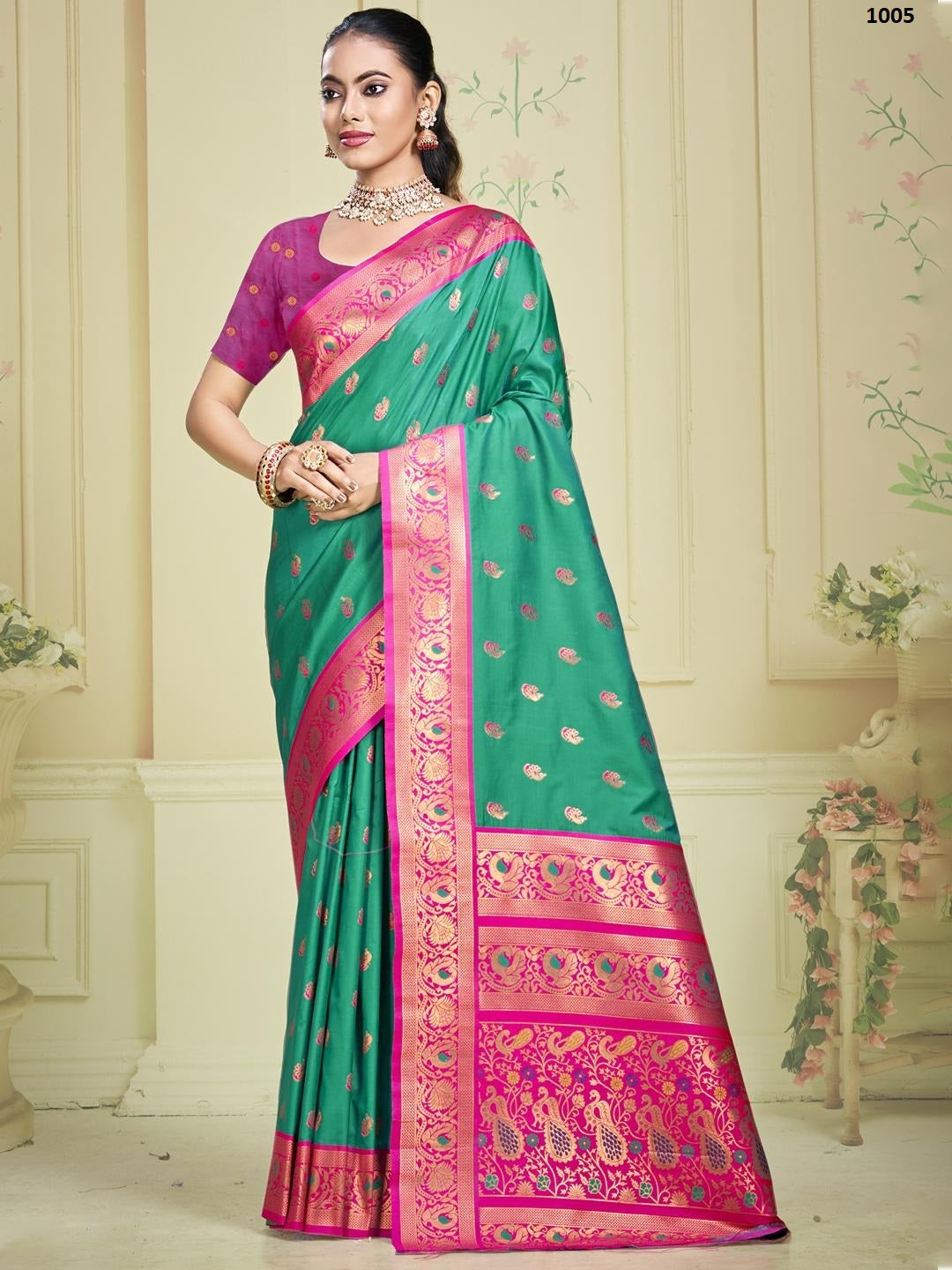 1005 Rajsangini Bunawat Silk Sarees