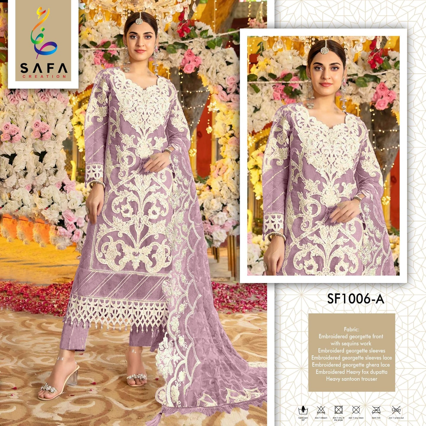 1006A Safa Creation Pakistani Salwar Suits