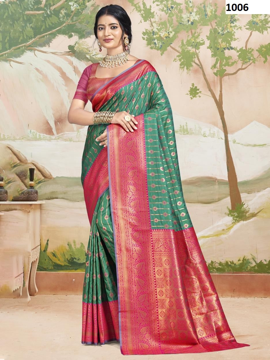 1006 Abhibhuti Silk Bunawat Silk Sarees
