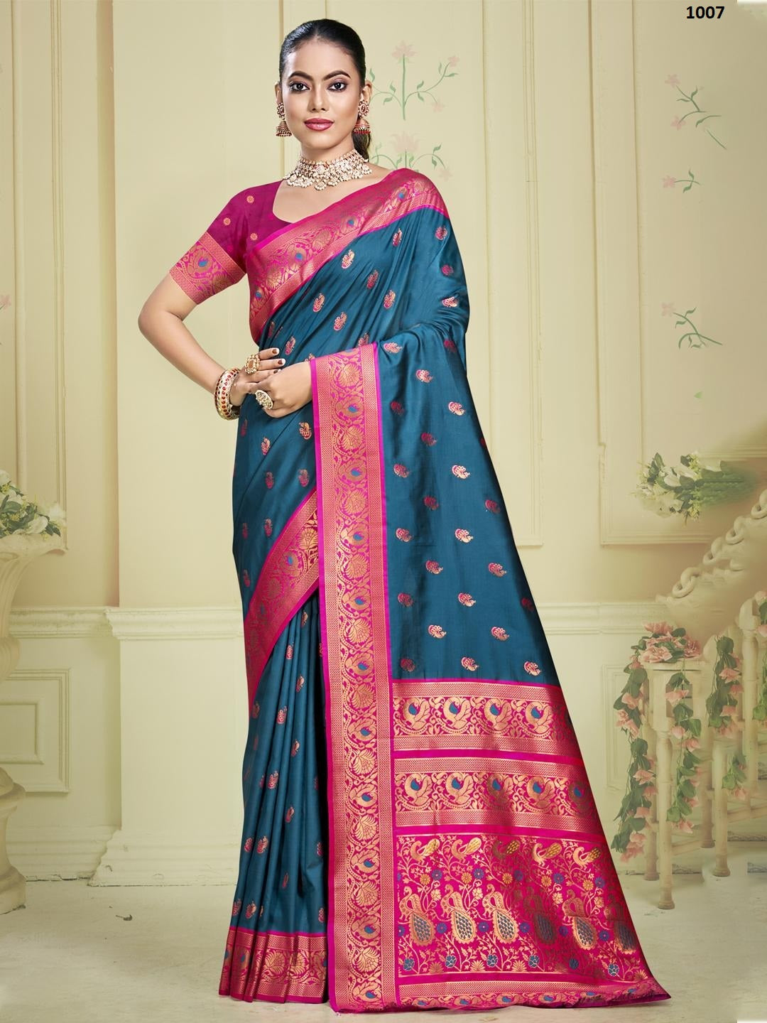 1007 Rajsangini Bunawat Silk Sarees