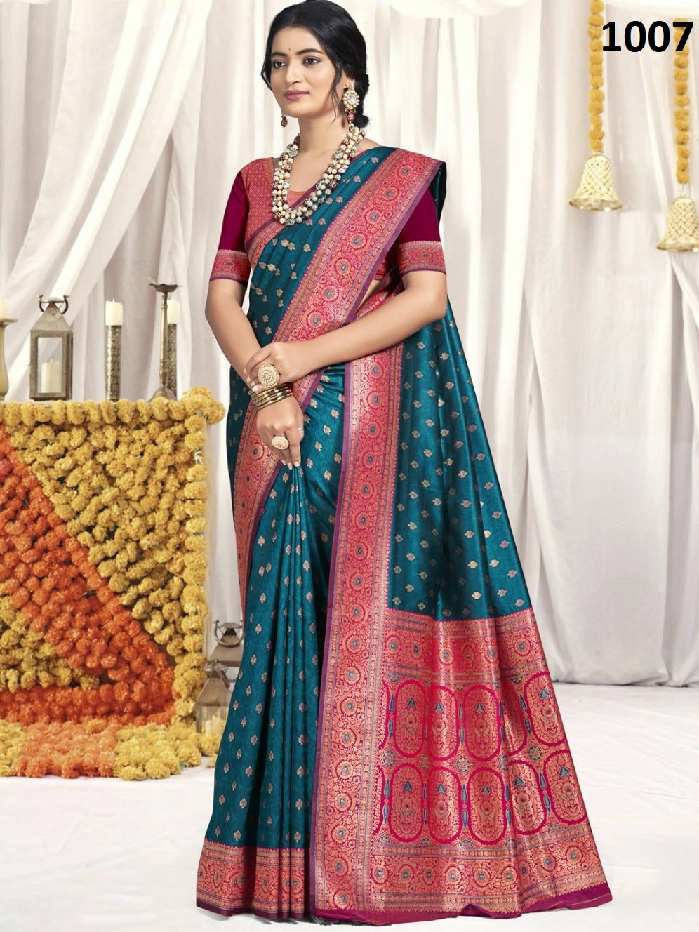 1007 Vindhya Bunawat Silk Sarees