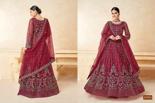 10084 Vol 8 Anjubaa Unstitched Suits