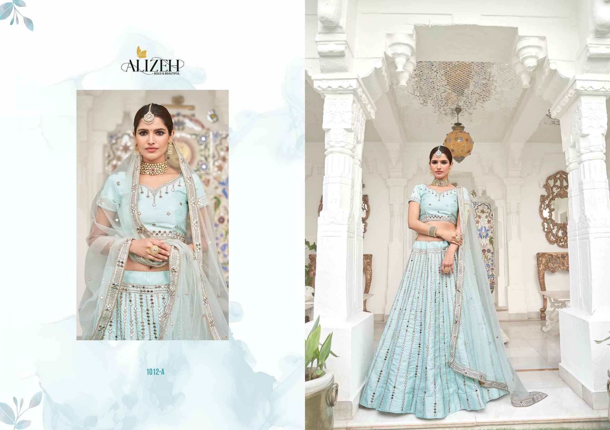 1012-A Alizeh Heavy Silk Lehenga Choli