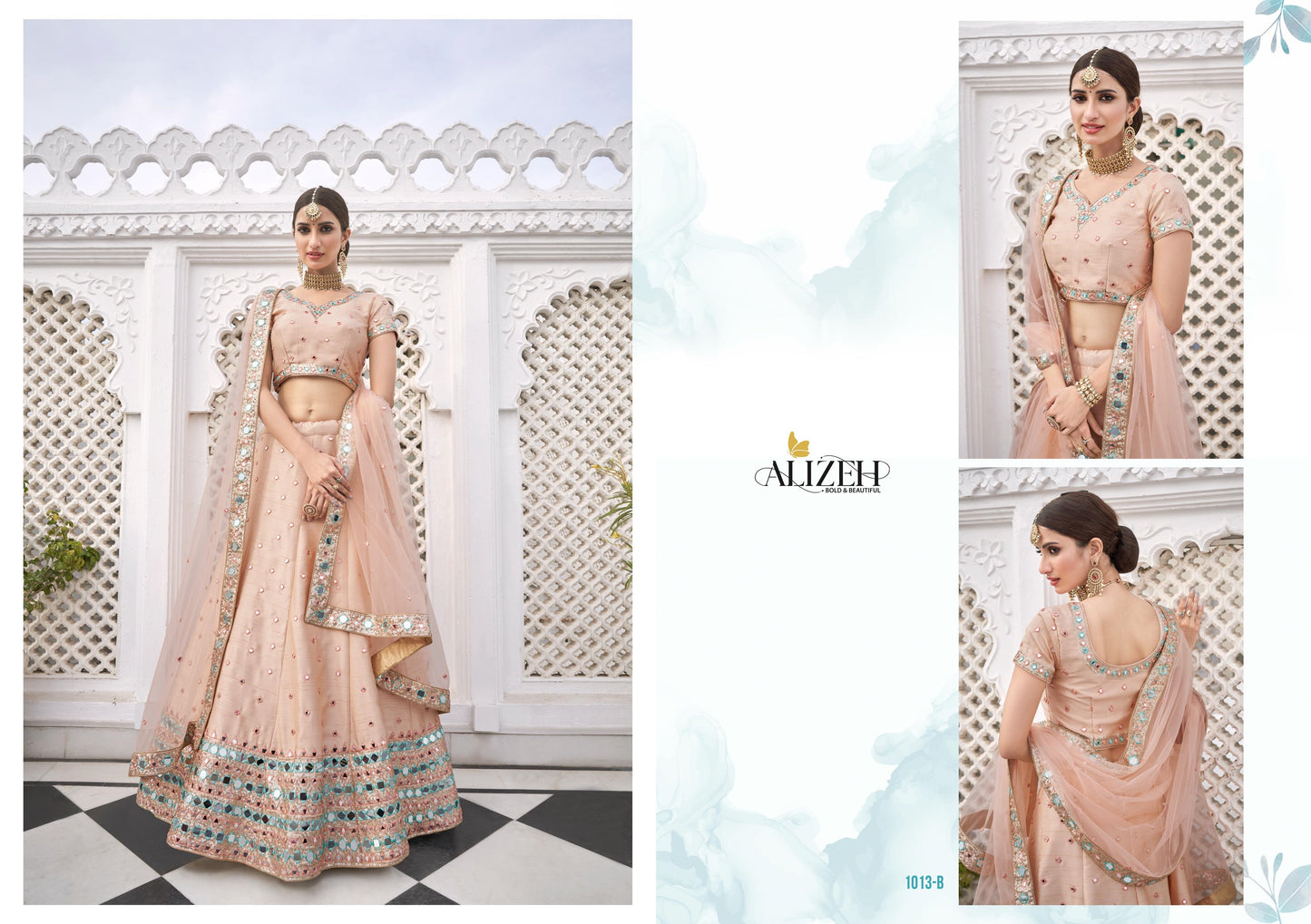 1013-B Alizeh Heavy Silk Lehenga Choli