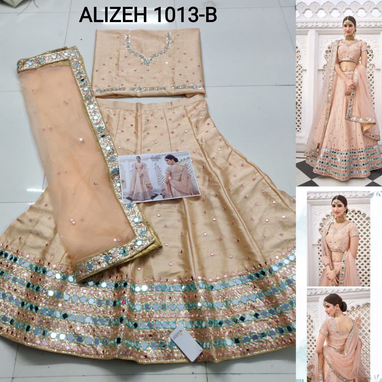 1013-B Alizeh Heavy Silk Lehenga Choli