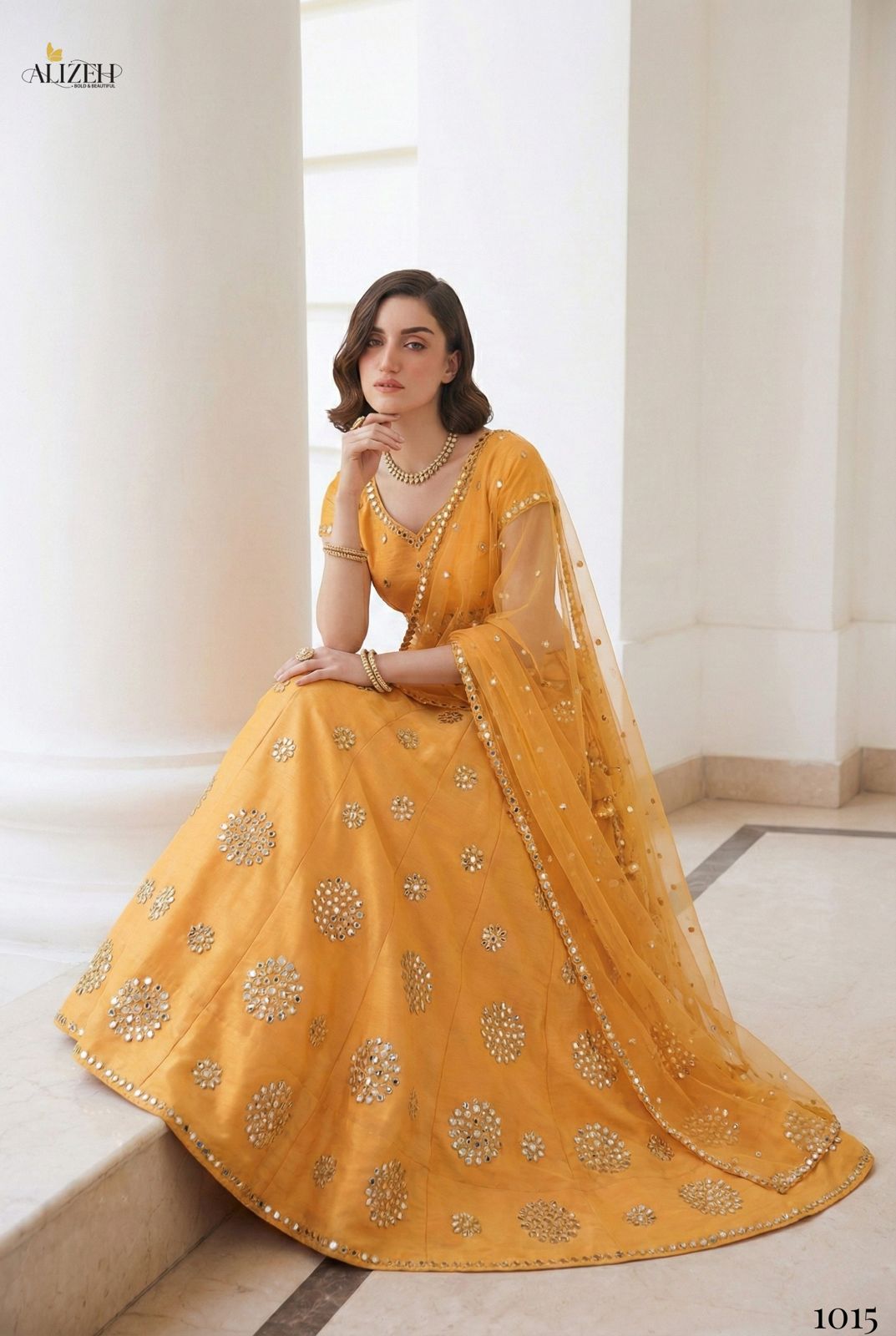 1015 Mirror Maze Alizeh Heavy Silk Lehenga Choli