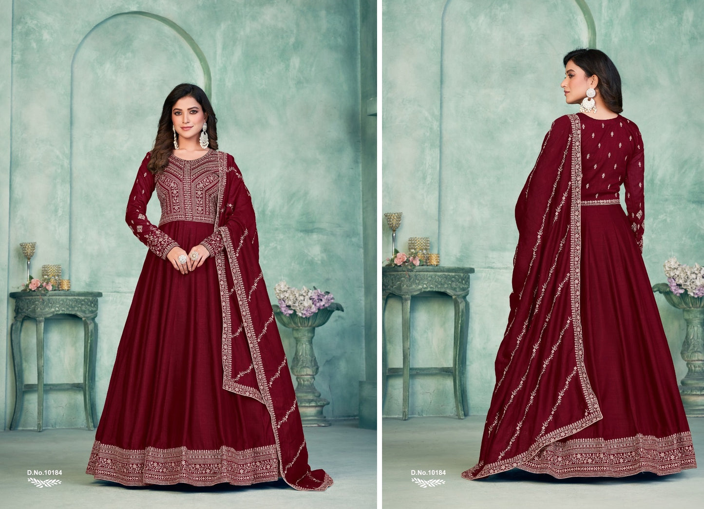 10184 Vol 18 Anjubaa Unstitched Suits