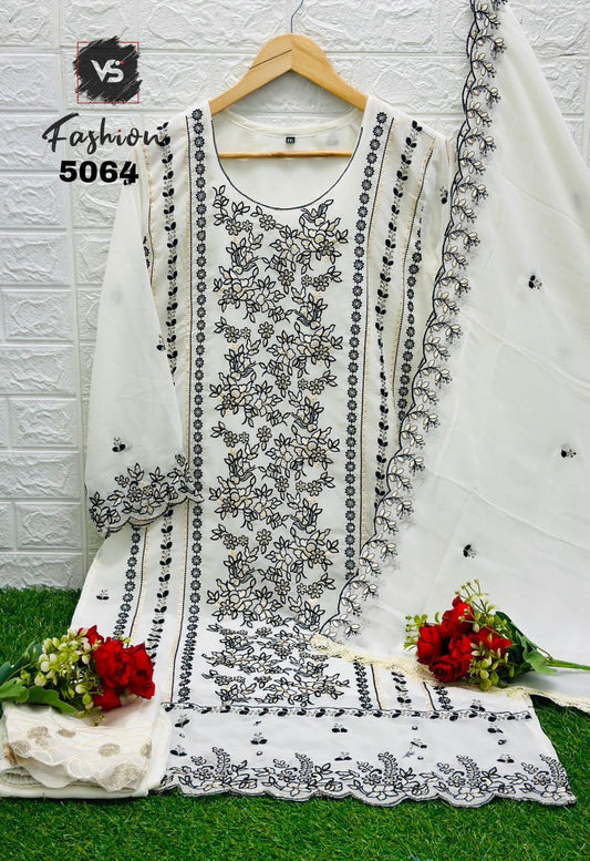 5064White Vs Fashion Pakistani Readymade Suits