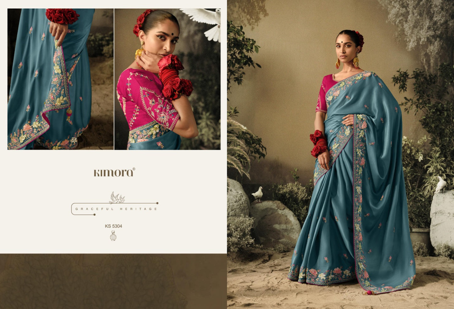 5304 Saawariya Kimora Sarees