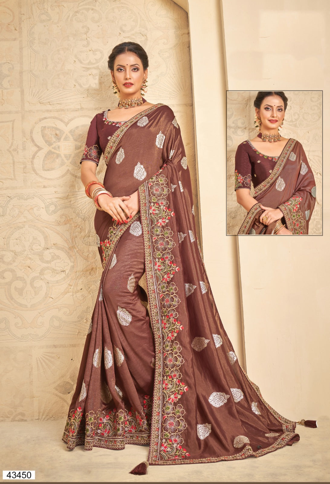 43450 Helisha Mahotsav Sarees