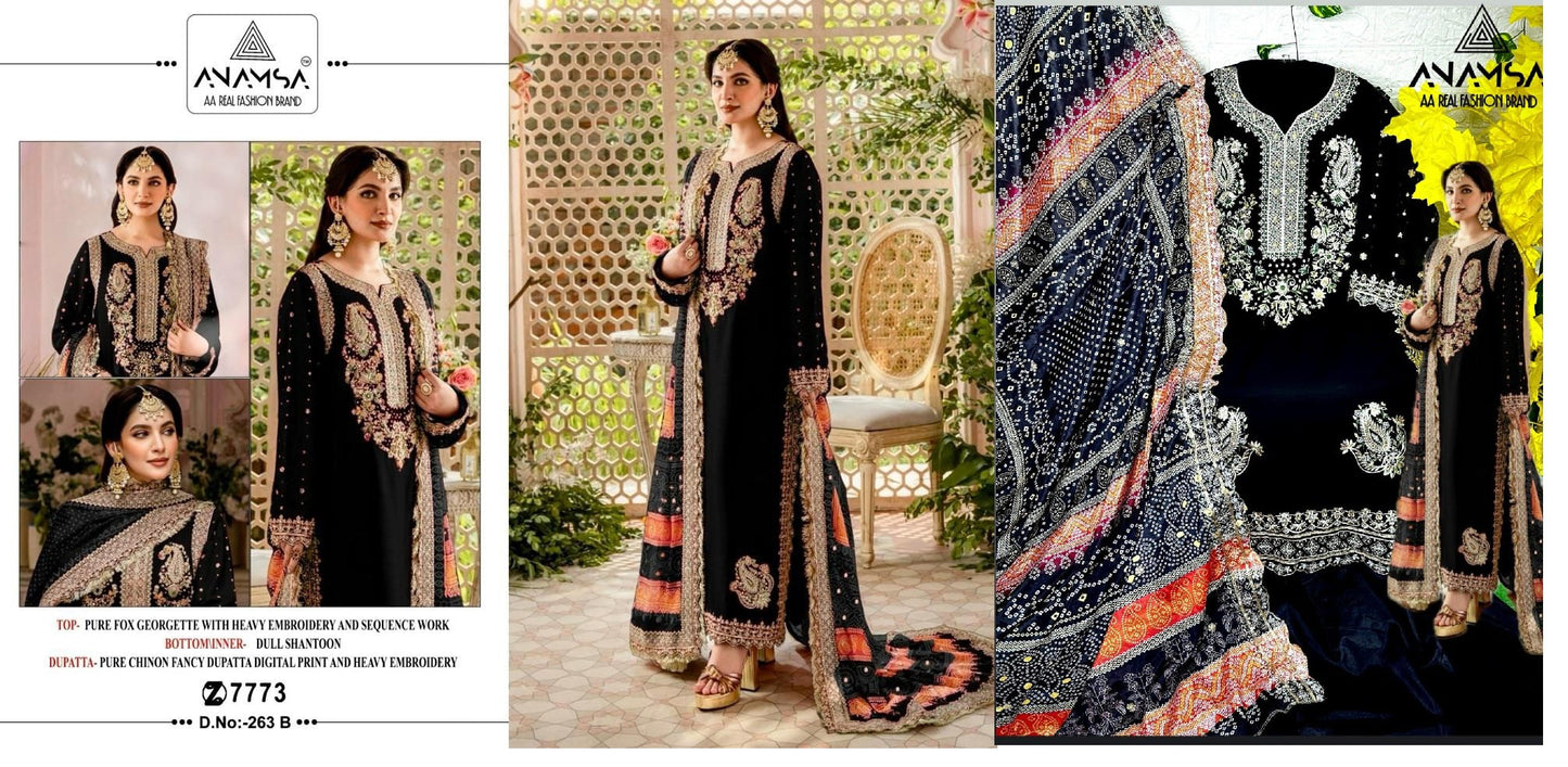 263B Anamsa Pakistani Salwar Suits