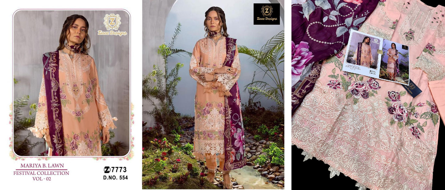 554 Ziaaz Designs Pakistani Salwar Suits