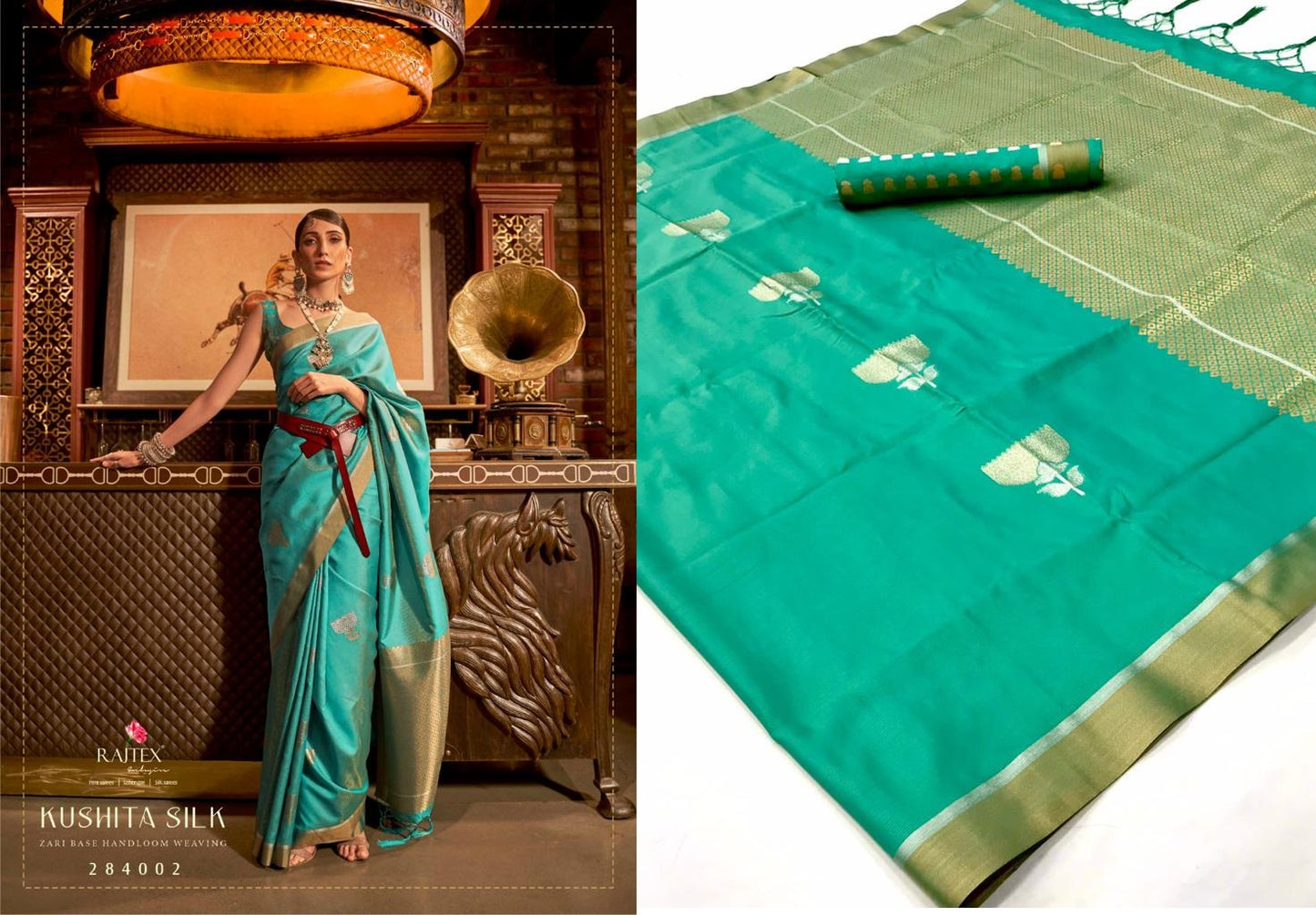 284002 Kushita Rajtex Sarees