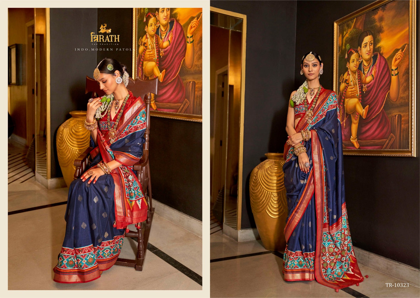 10323 Tuslivan Trirath Sarees