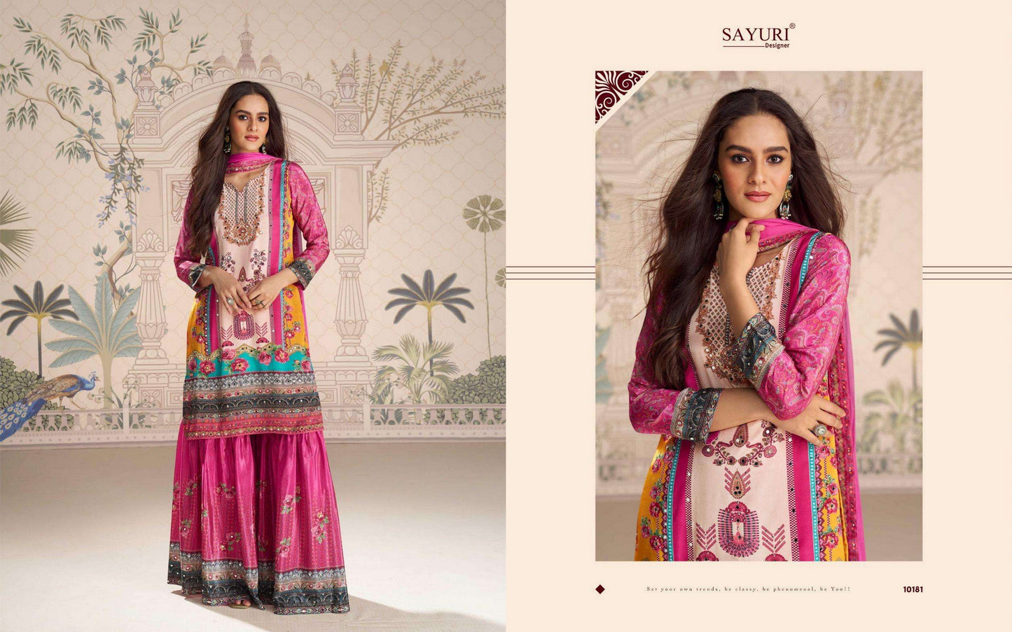 10181 Kirti Sayuri Crepe Silk Readymade Suits