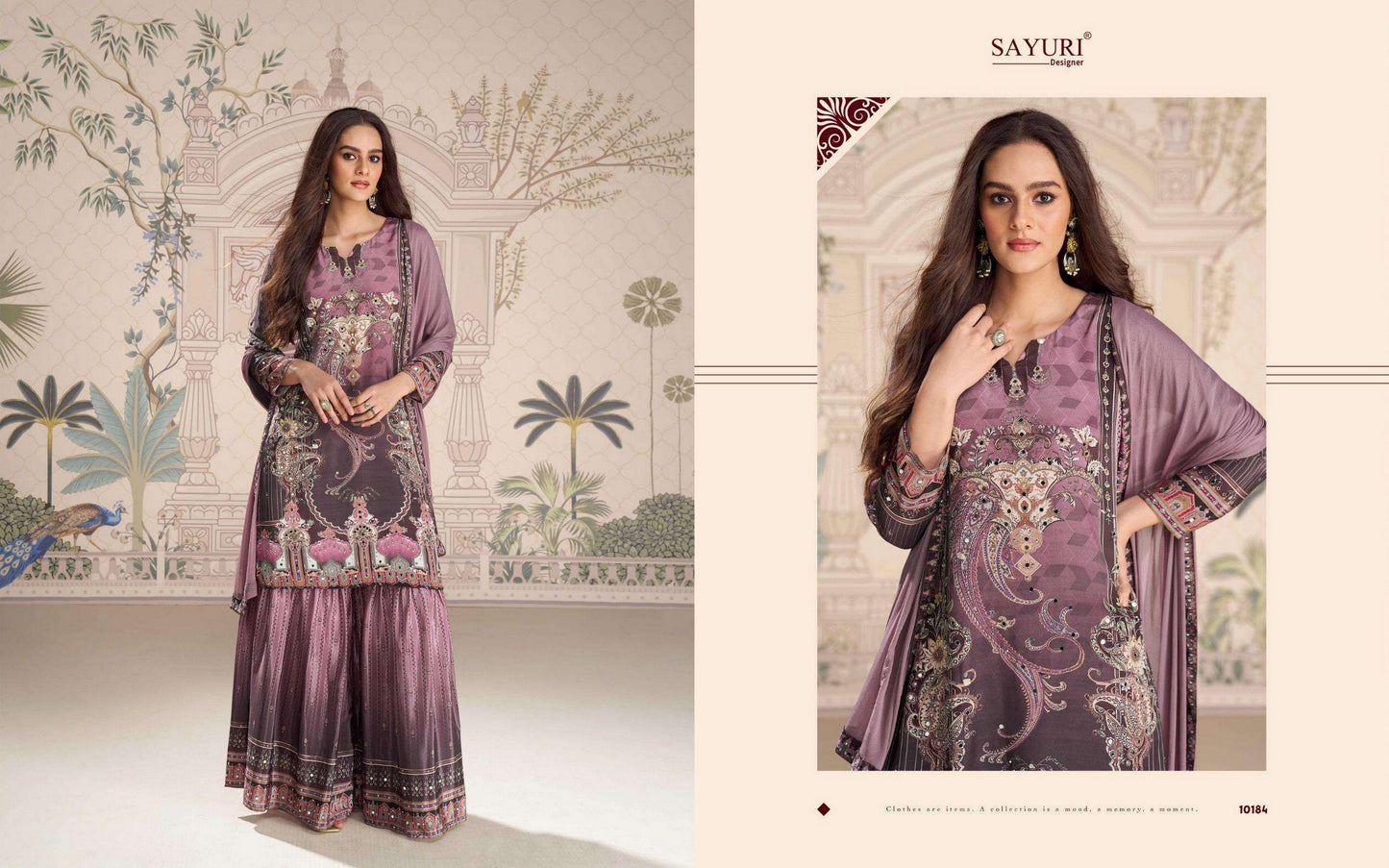 10184 Kirti Sayuri Crepe Silk Readymade Suits