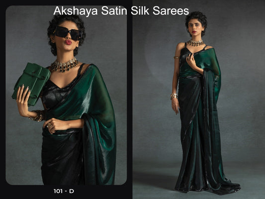 101D Akshaya Satin Silk Sarees