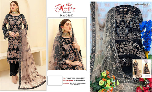 386-D Motifz Pakistani Salwar Suits
