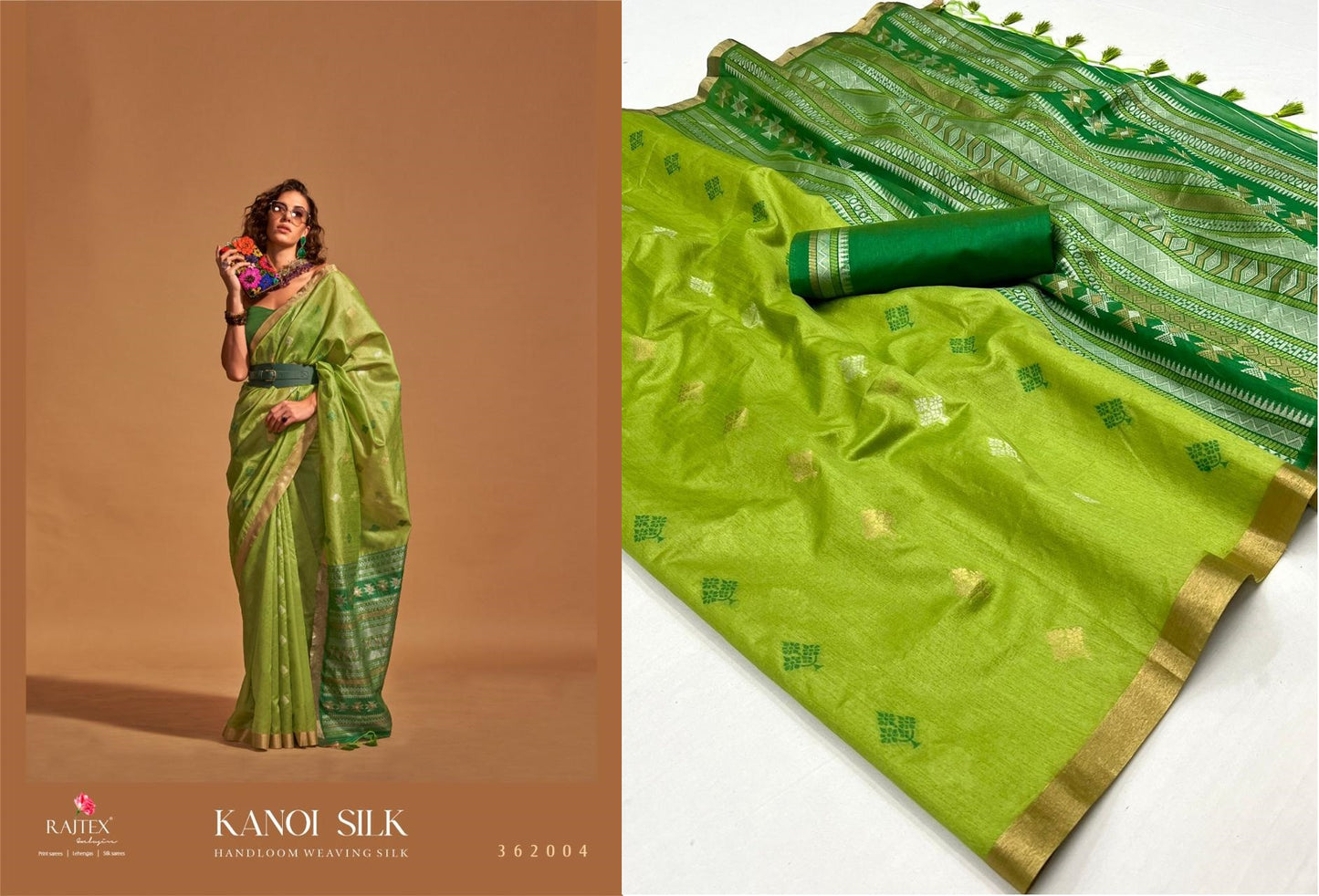 362004 Kanoi Rajtex Sarees