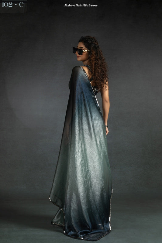 102C Akshaya Satin Silk Sarees