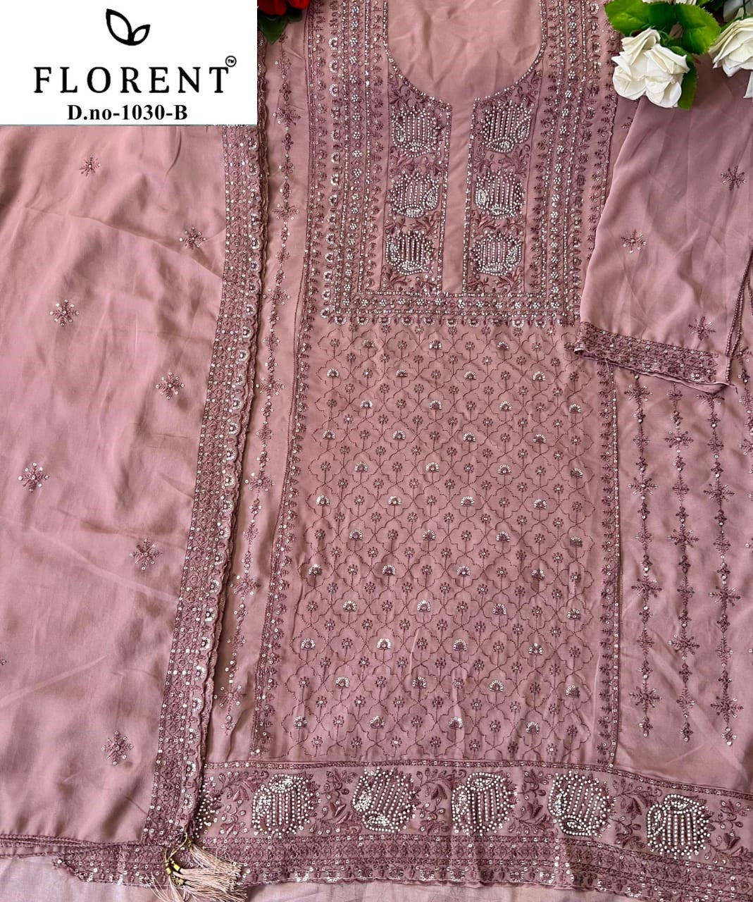1030B Florent Georgette Pakistani Salwar Suits